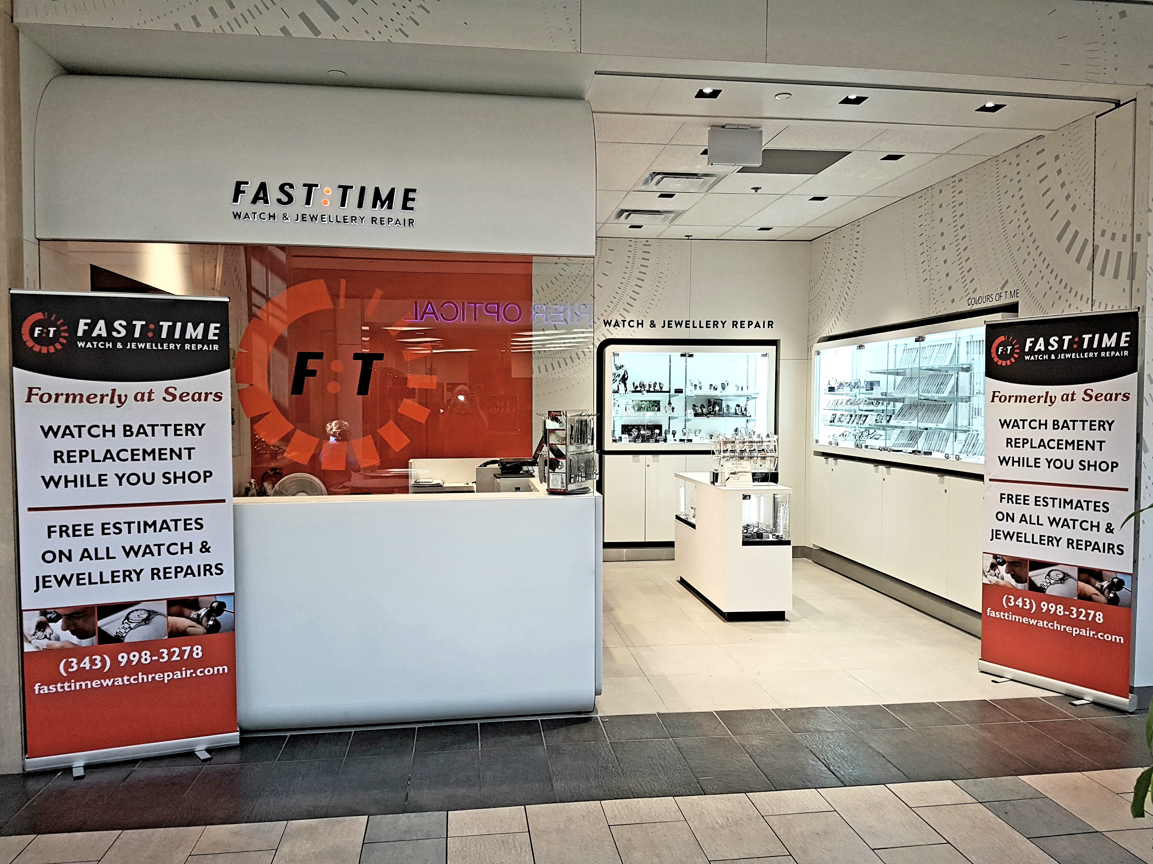 Fast Time Watch and Jewellery Repair Ottawa Carlingwood Shopping Centre